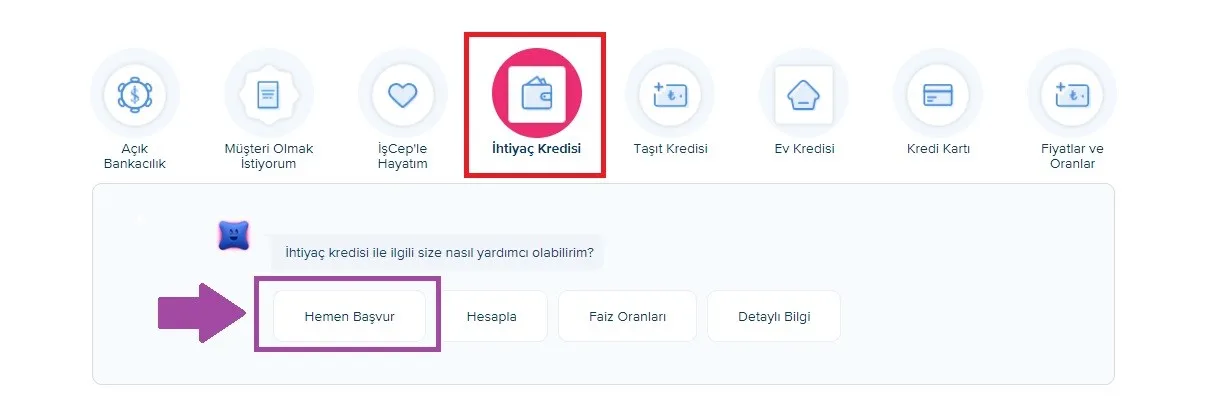 Kredi Başvurusu Nasıl Yapılır - İş Bankası