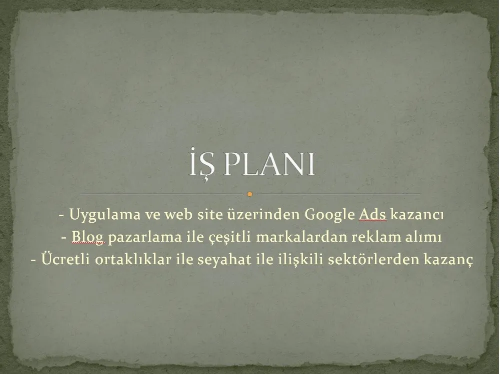 Mükemmel Yatırımcı Sunumu Nasıl Hazırlanır? - İş Planı