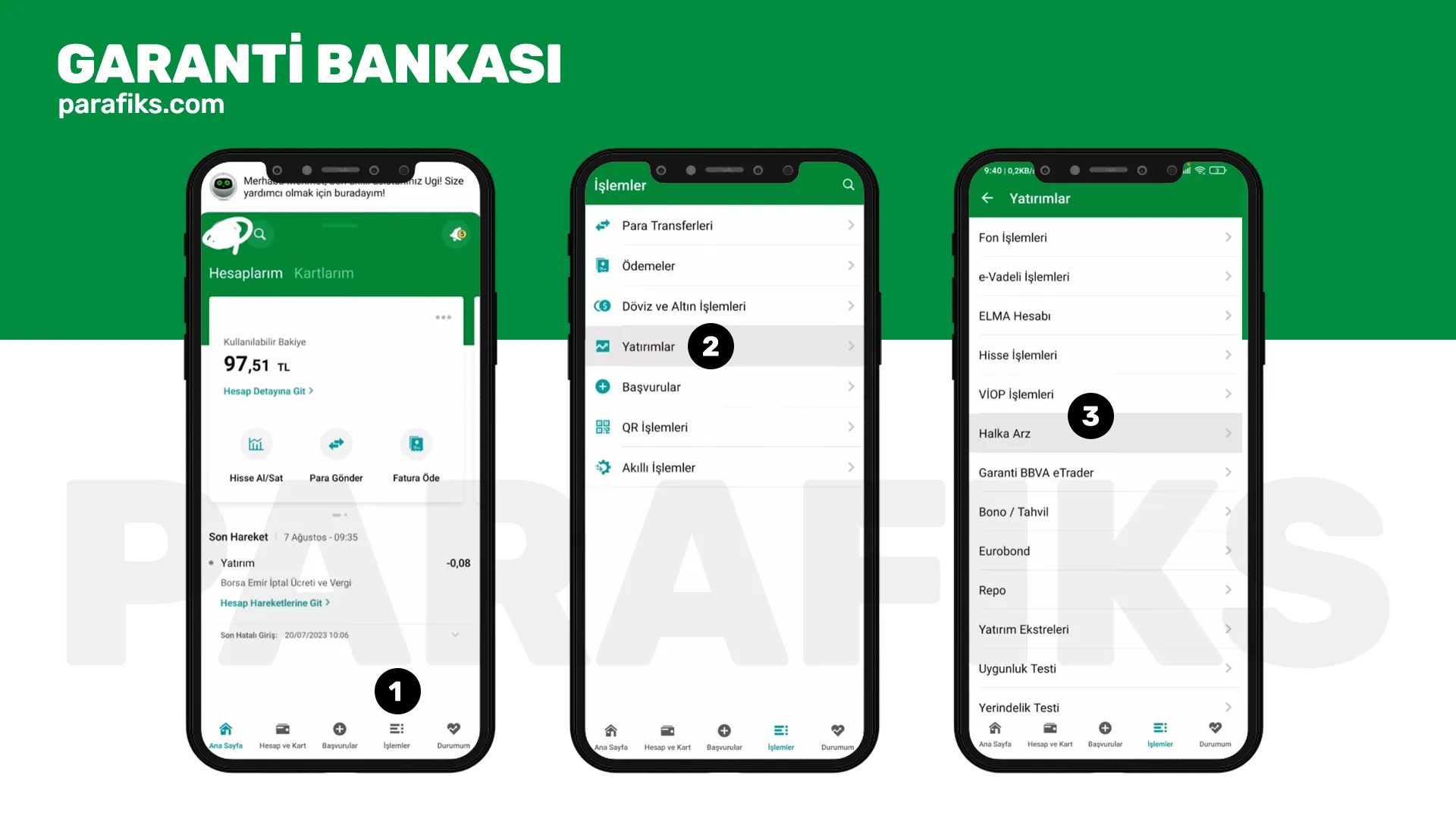 Garanti Bankası Halka Arz Hissesi Nasıl Alınır