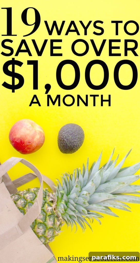 How much money are you saving each month? Check out this blog post that will help you find SO MANY ways to save over $1,000 a month!