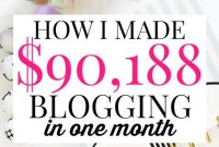 August Blog Earnings Report: How I Made $90,188.40