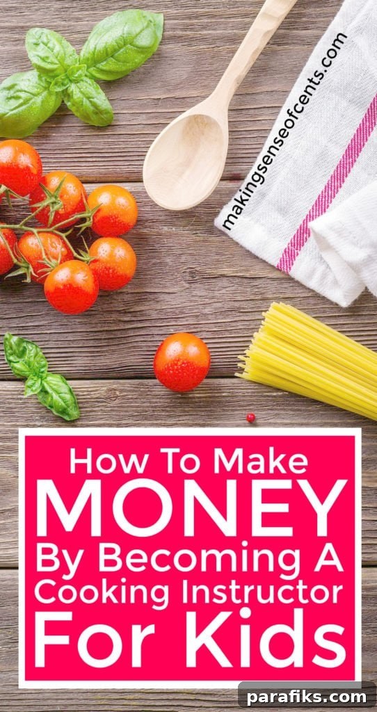 Did you know that you may be able to become a cooking instructor and hold kid's cooking classes? This could be a great opportunity and business idea!