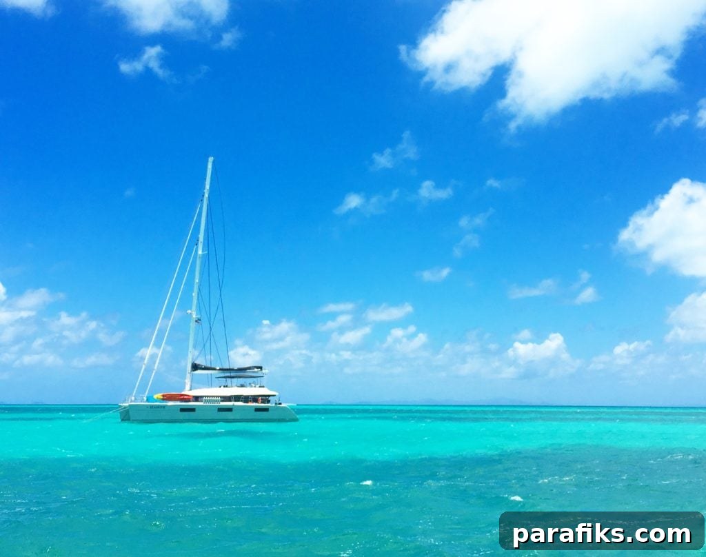 Blue water around Anegada