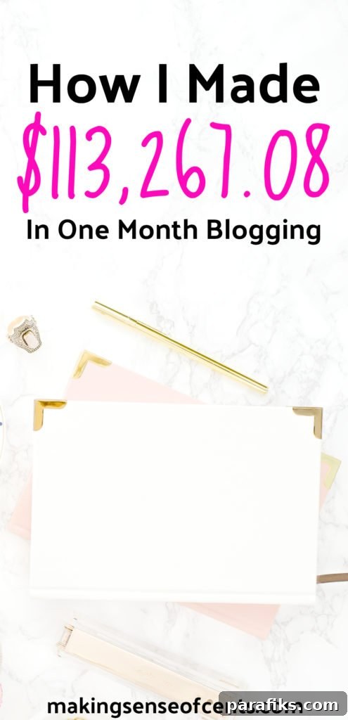Here's how this blogger made over $100,000 just in one month blogging. Check out her blogging income report and learn how to start a blog today!