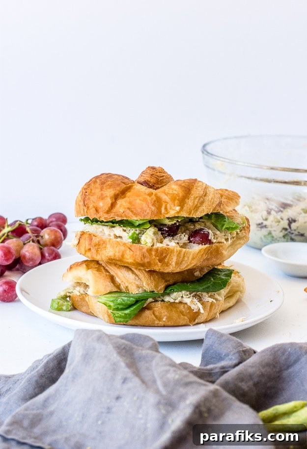 Easy and Healthy Chicken Salad Sandwich