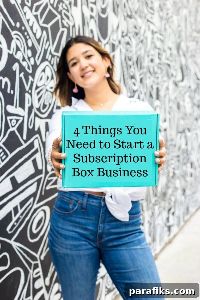 4 Things You Need to Start a Subscription Box Business