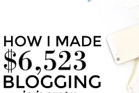 How I Earned $6,523 in January and My Next Income Goals
