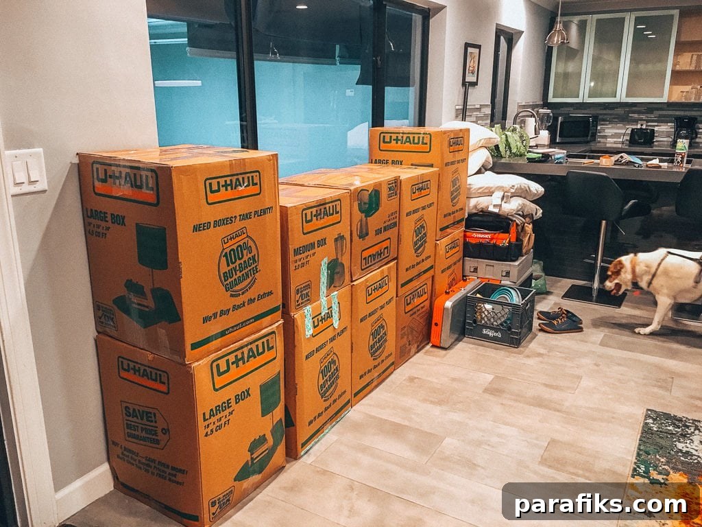 Everything we own from the RV.