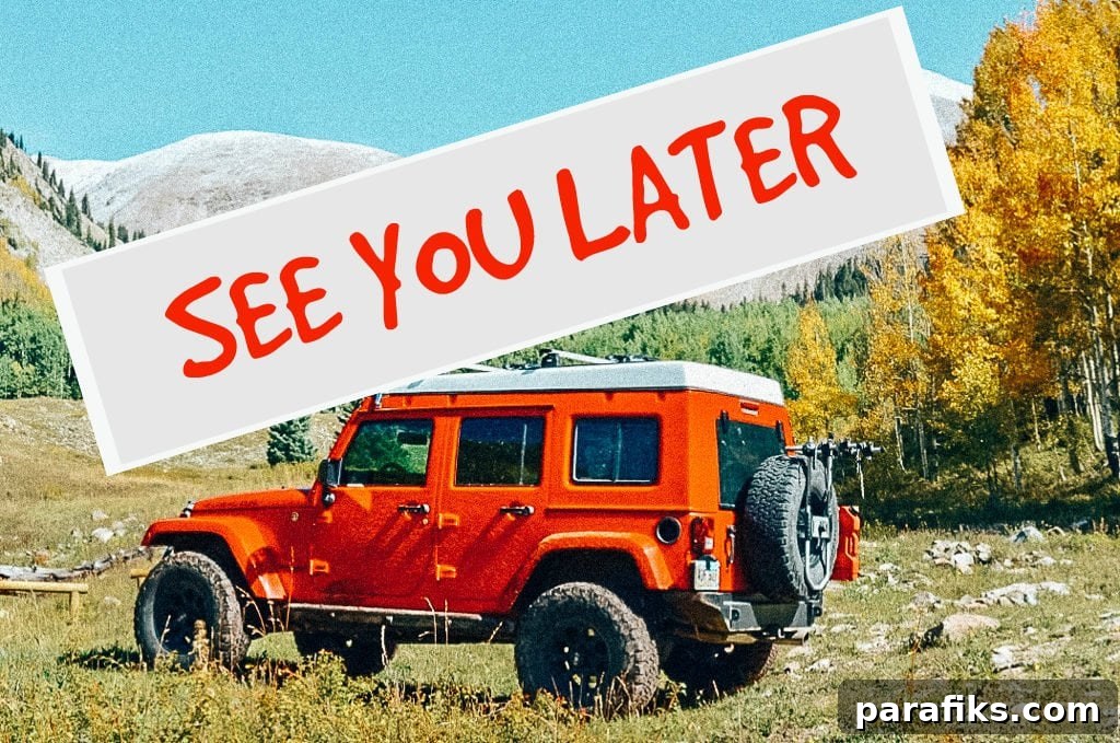 Goodbye Jeep.