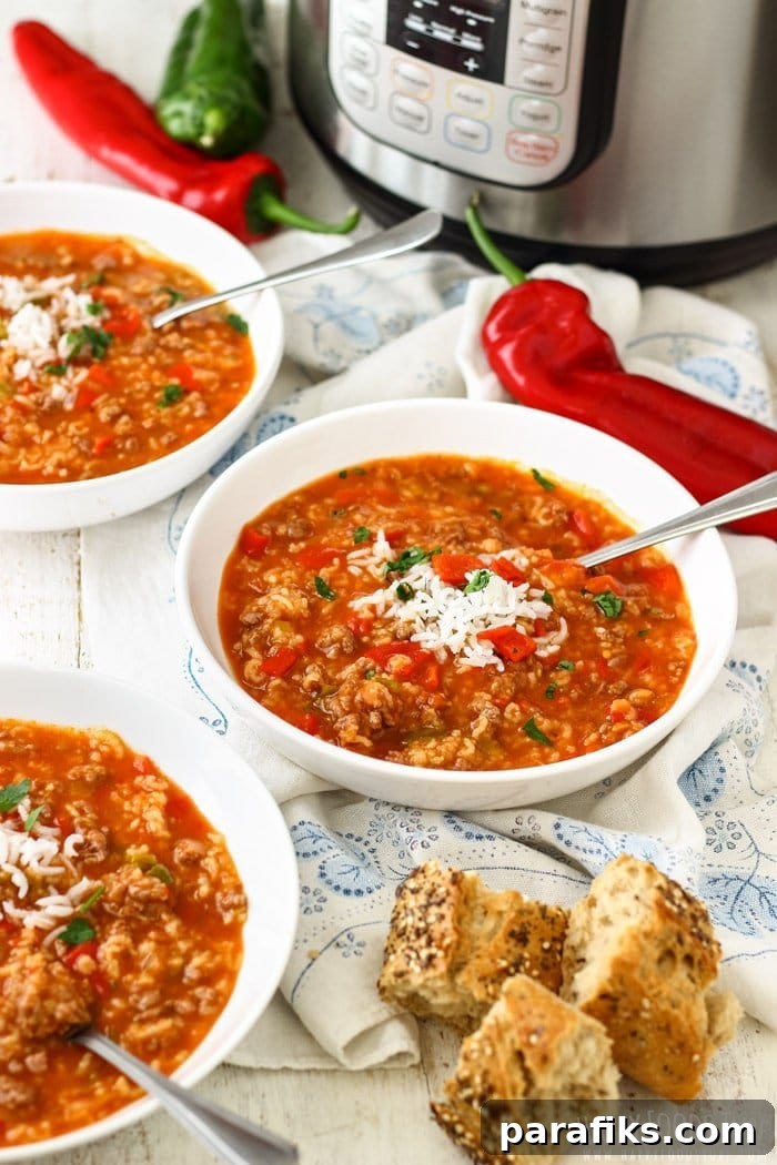 10 Simple Instant Pot Recipes That Made It My Go-To Gadget 6 Stuffed Bell Peppers Instant Pot