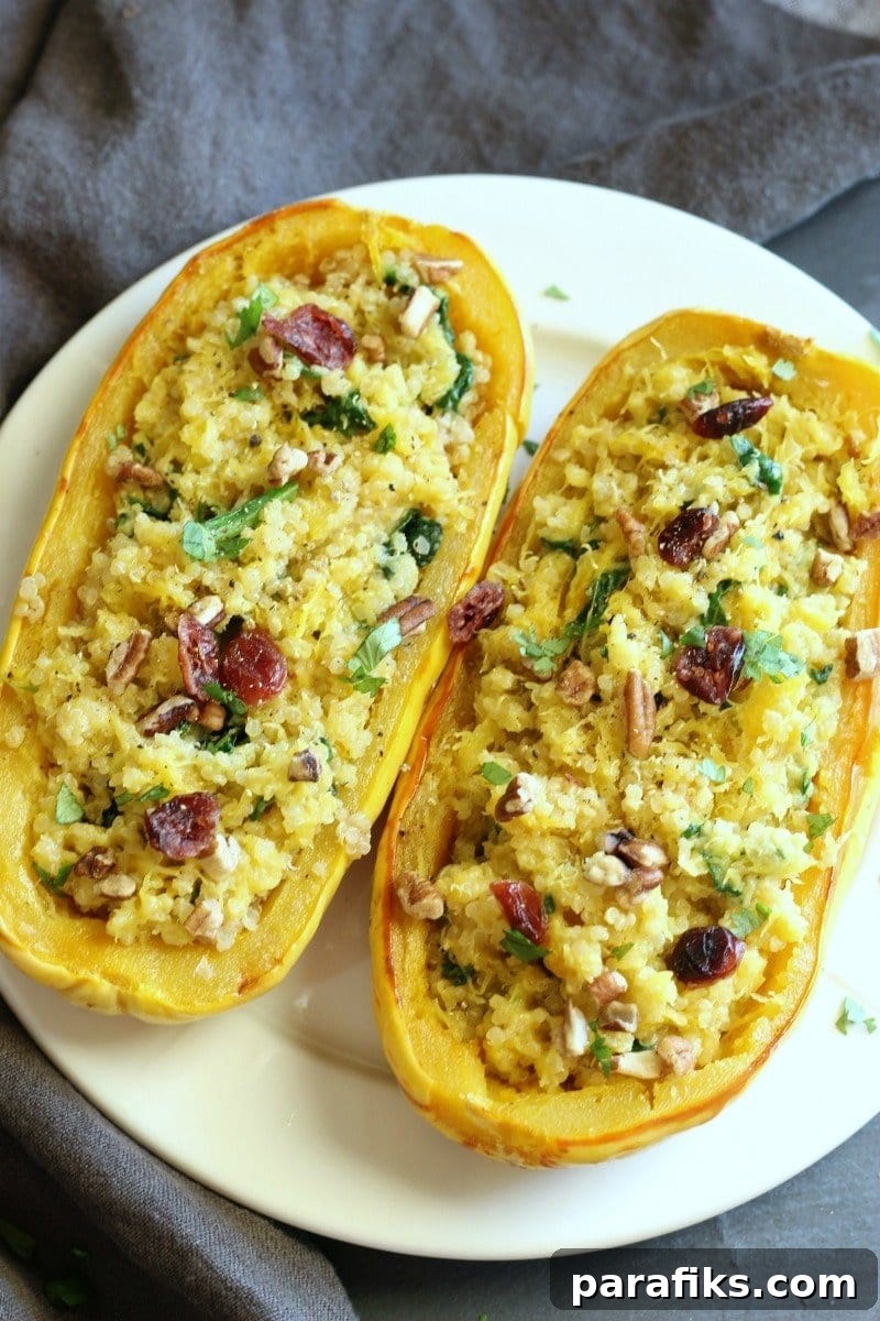 10 Cozy Fall Dinner Recipes to Refresh Your Meal Plan 10 Quinoa & Spinach Delicata Squash