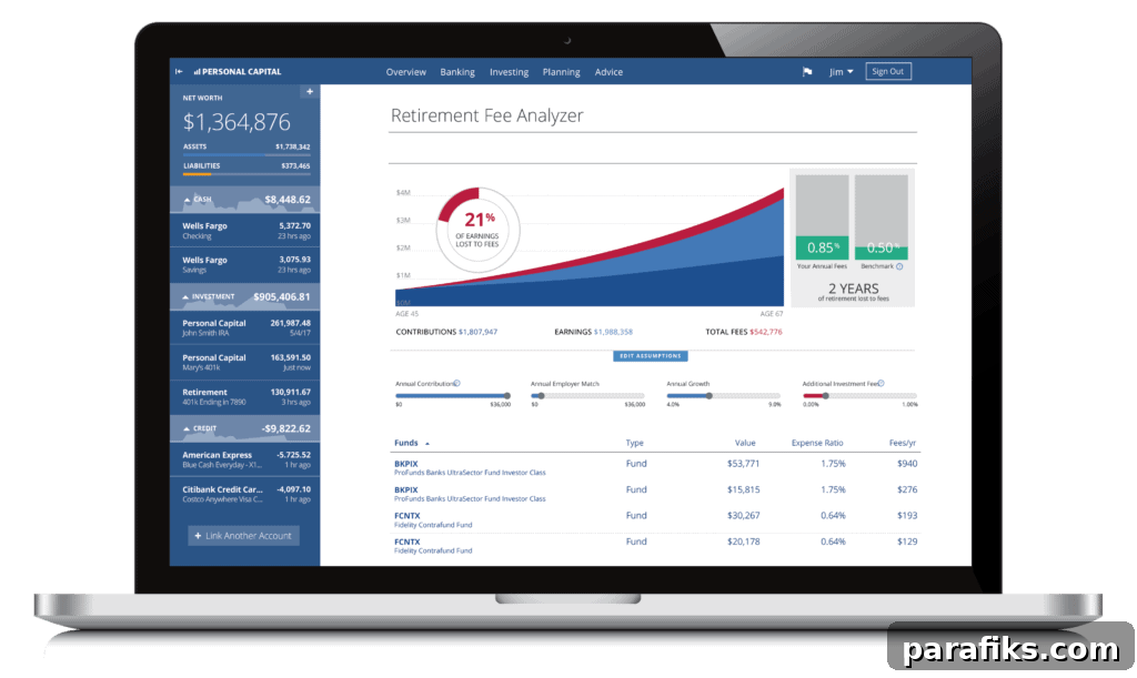 Personal Capital Review: How to Manage Your Finances for Free 6 Personal Capital fee analyzer