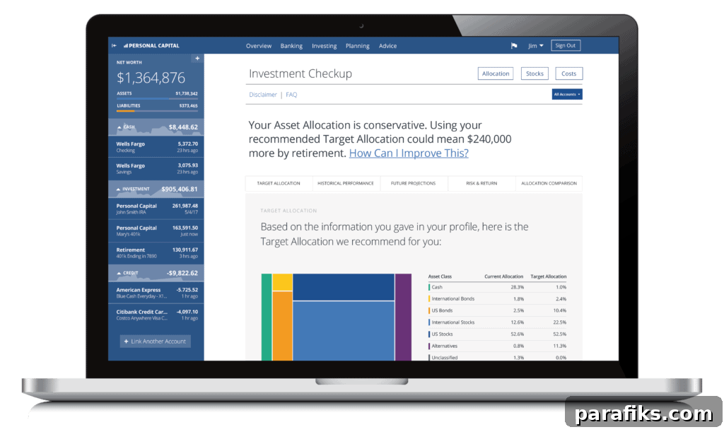 Personal Capital Review: How to Manage Your Finances for Free 7 Personal Capital investment checkup