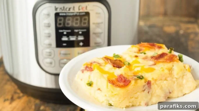 Instant Pot Twice Baked Potato Casserole