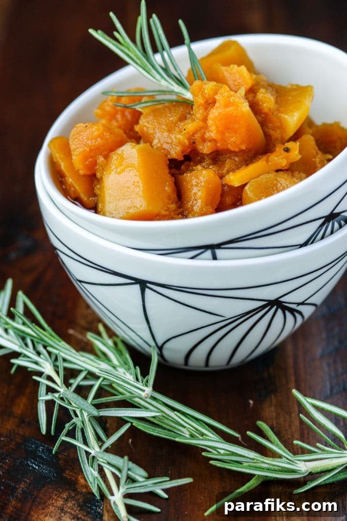 3 Minute Pressure Cooker Butternut Squash