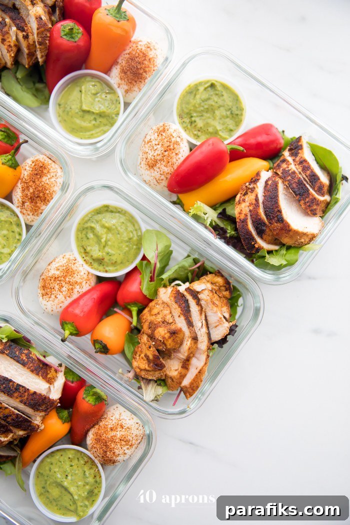 Mexican Chicken meal prep