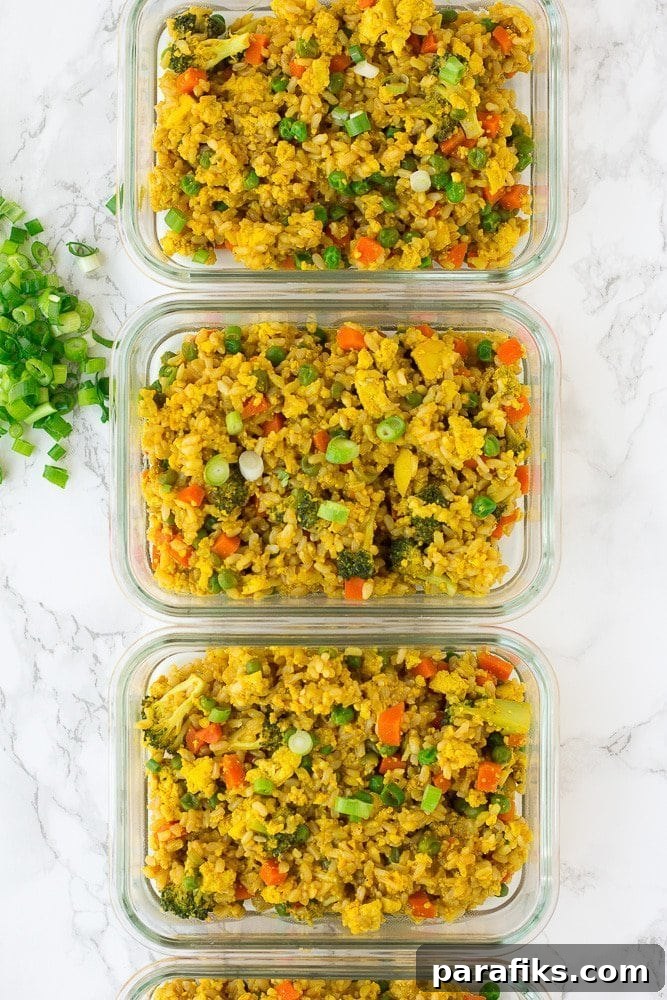 Fried Rice meal prep