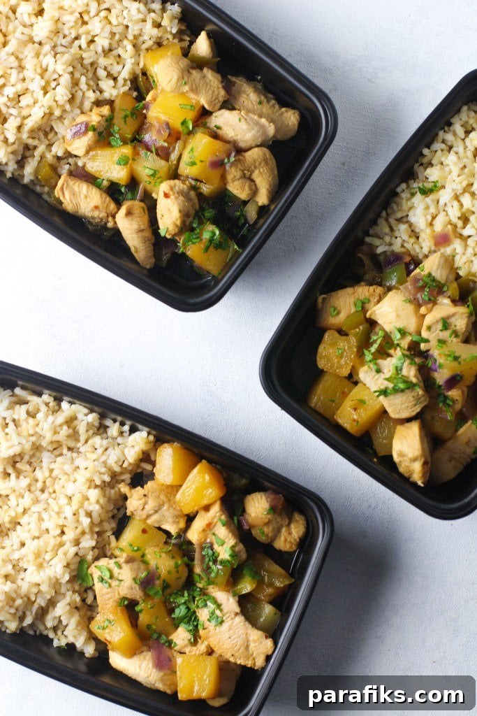 Pineapple Chicken Bowl