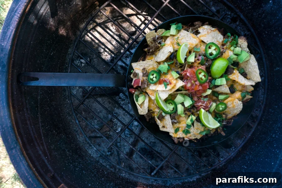 10 Tasty Camping Meal Ideas for Quick Outdoor Cooking 10 Beefy Campfire Nachos