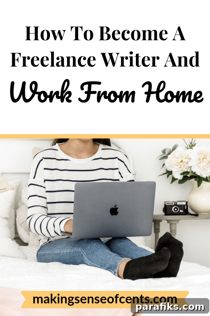 Start Your Freelance Writing Career: A Beginner’s Guide 2 How To Start As A New Freelance Writer #freelancewriter #howtobecomeafreelancewriter #makeextramoney