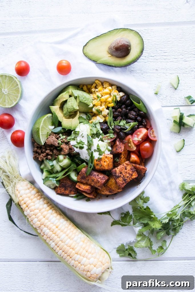 10 Flavorful Bowl Recipes You'll Love 3 Sweet Potato Taco Bowl
