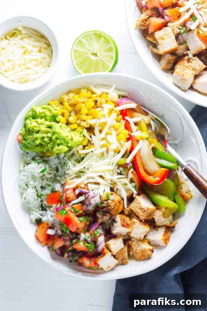 10 Flavorful Bowl Recipes You'll Love 4 Chicken Fajita Bowls