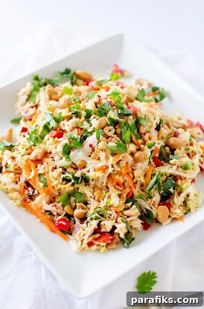 10 Quick Lunch Ideas to Brighten Your Day 7 Thai Chicken Salad
