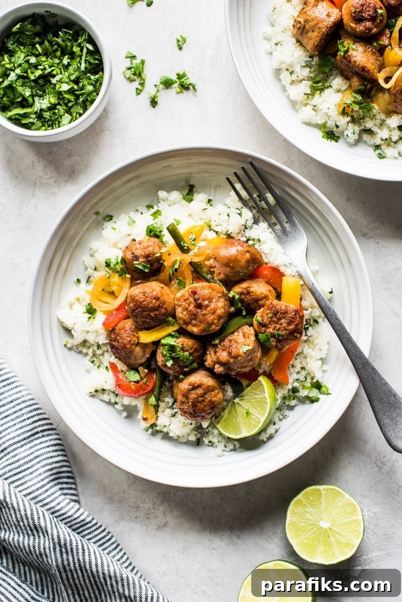 10 Quick Lunch Ideas to Brighten Your Day 9 Healthy Turkey Fajita Rice Bowl