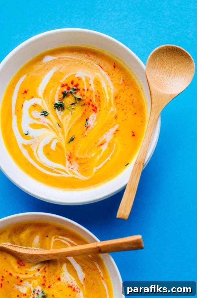 Butternut squash soup
