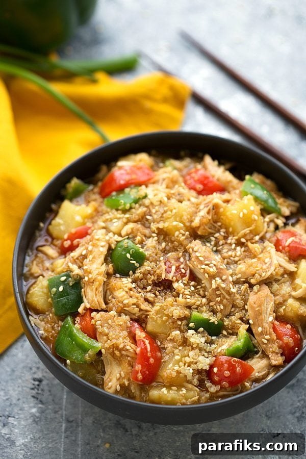 Teriyaki chicken with quinoa and vegetables