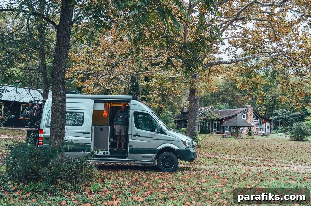 2019 Year in Review: Where I Traveled and What Changed 10 Van life at family property
