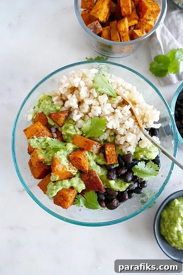 Sweet Potato Black Bean Bowl
