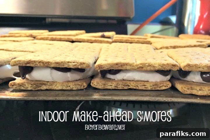 Make-ahead s'mores