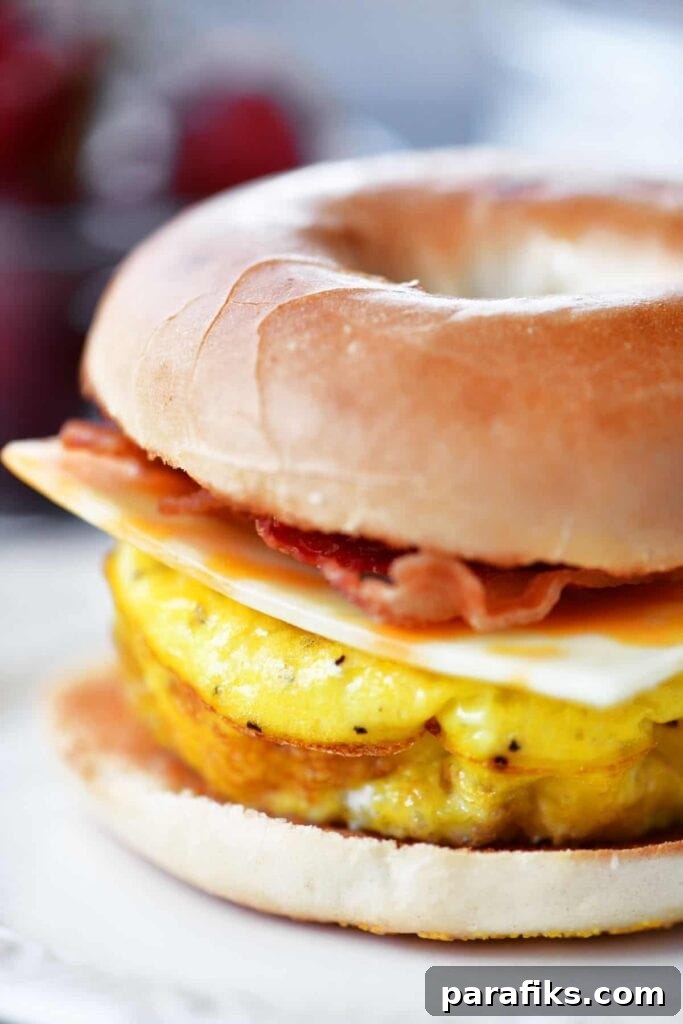 10 Breakfast Meal Prep Ideas to Brighten Your Mornings 6 Bagel Breakfast Sandwich