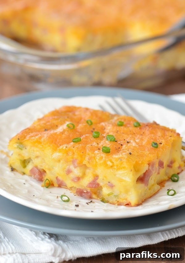 10 Breakfast Meal Prep Ideas to Brighten Your Mornings 7 Ham and Potato Breakfast Casserole