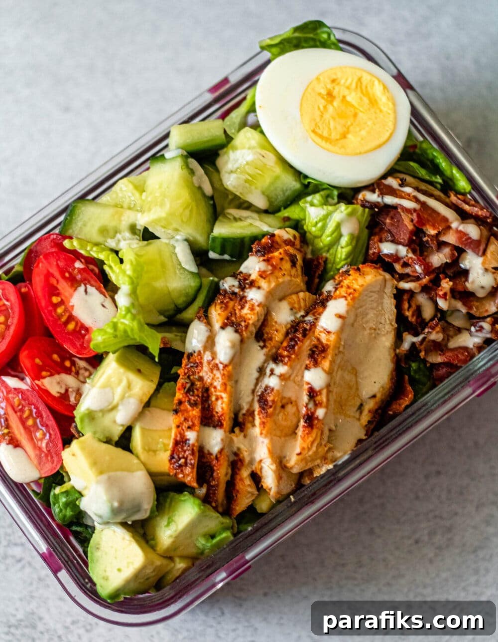 13 Salad Meal Prep Ideas to Save Time and Money 6 Easy Cobb Salad Meal Prep