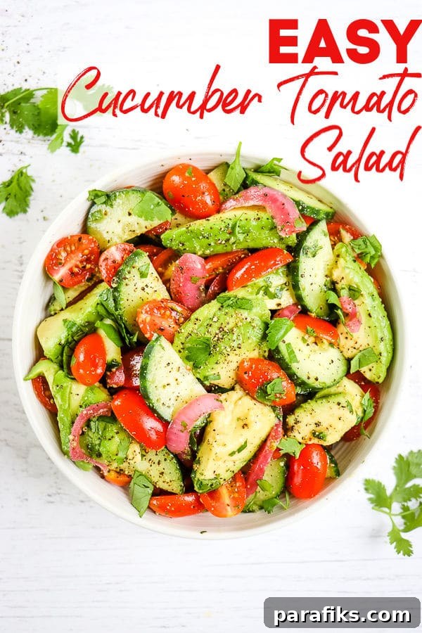 13 Salad Meal Prep Ideas to Save Time and Money 10 Cucumber Tomato Avocado Salad