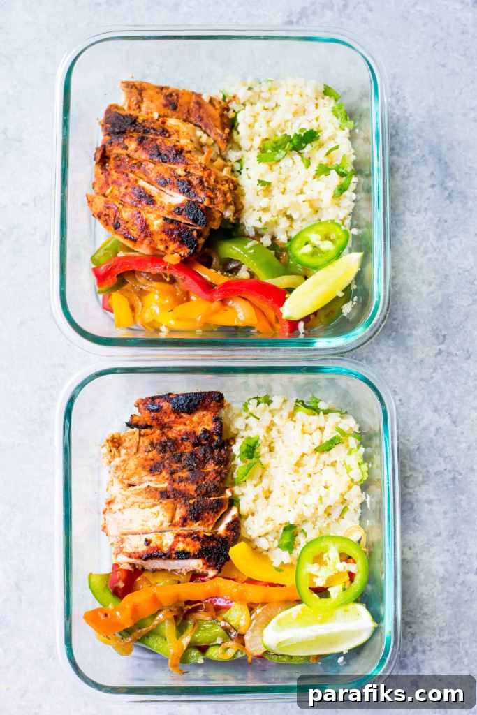 Chipotle Chicken Fajita Bowls