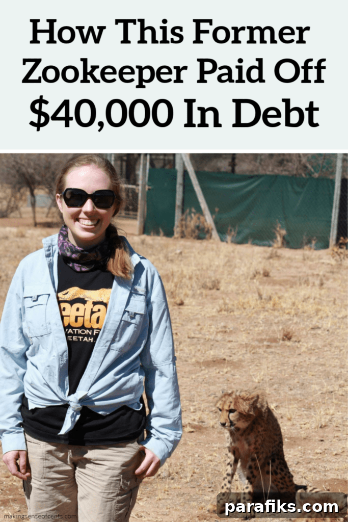 How a Former Zookeeper Paid Off $40,000 in Debt Quickly 2 How This Former Zookeeper Paid Off Over $40,000 In Debt