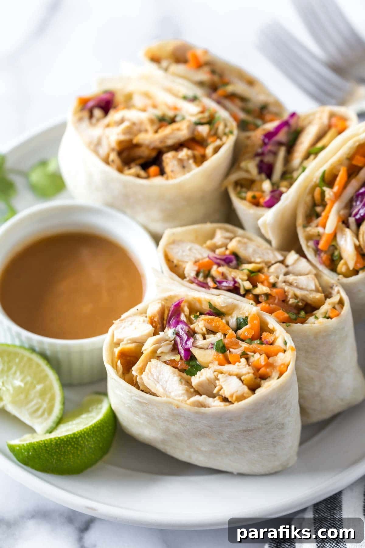 12 Budget-Friendly Tasty Meals for Meal Planning and Savings 2 Peanut Chicken Wrap