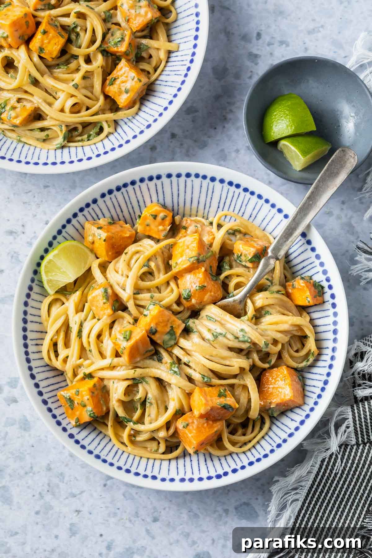 12 Budget-Friendly Tasty Meals for Meal Planning and Savings 4 Sweet Potato Pasta With Cilantro Tahini Sauce