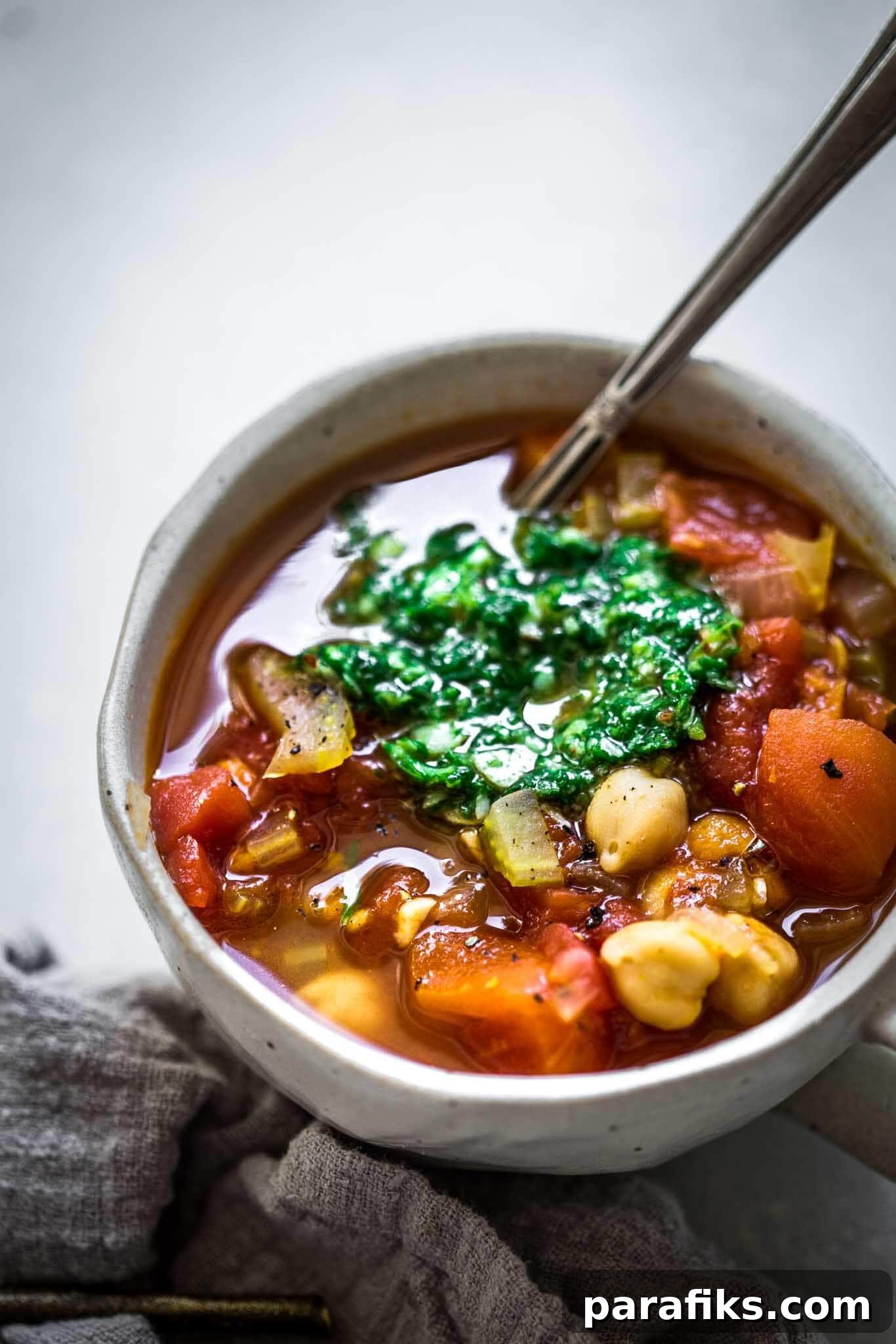 Bean Soup With Pesto