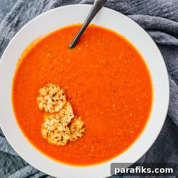 Tomato Soup With Basil