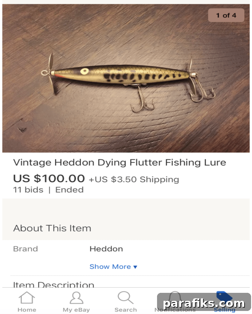 Flipping Garage Sale Finds on eBay: My Side Hustle Strategy 5 My first big flip: collectable fishing lure