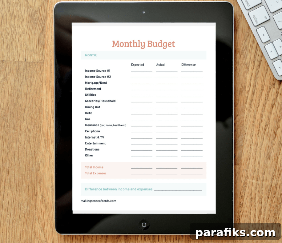 5 Smart Strategies to Grow Your Savings Quickly 3 budget printable
