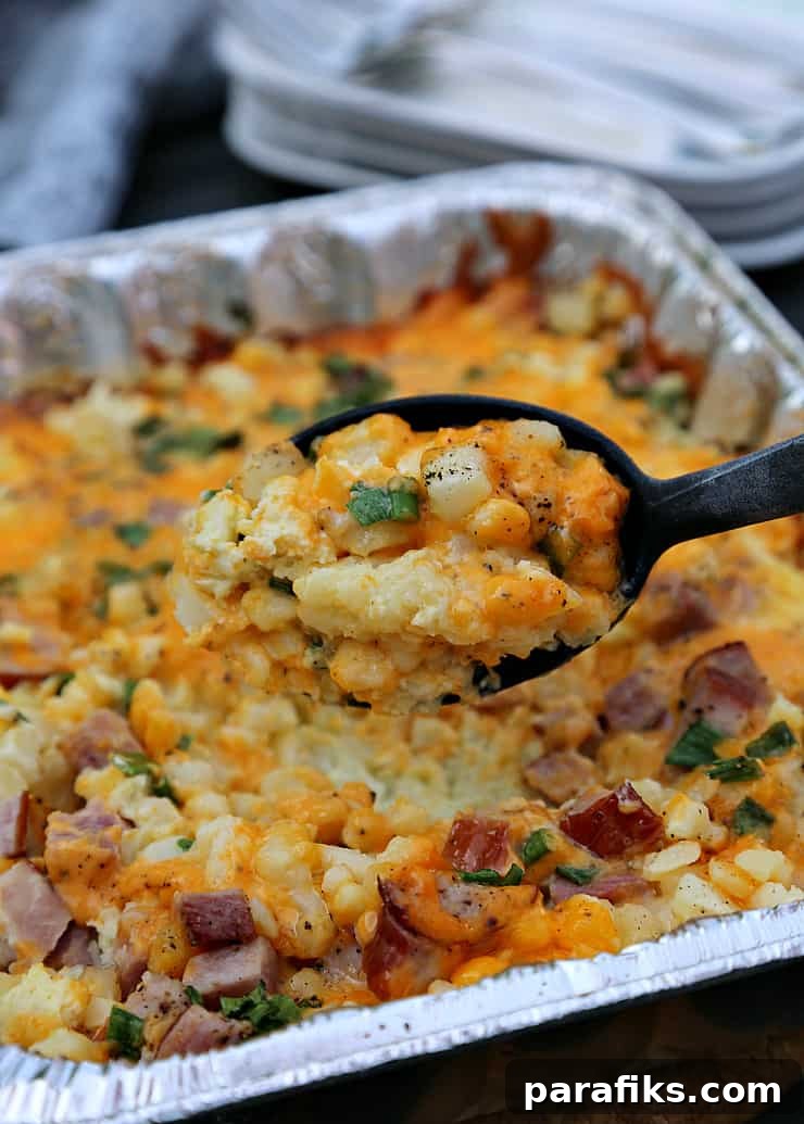 BBQ breakfast scrambler