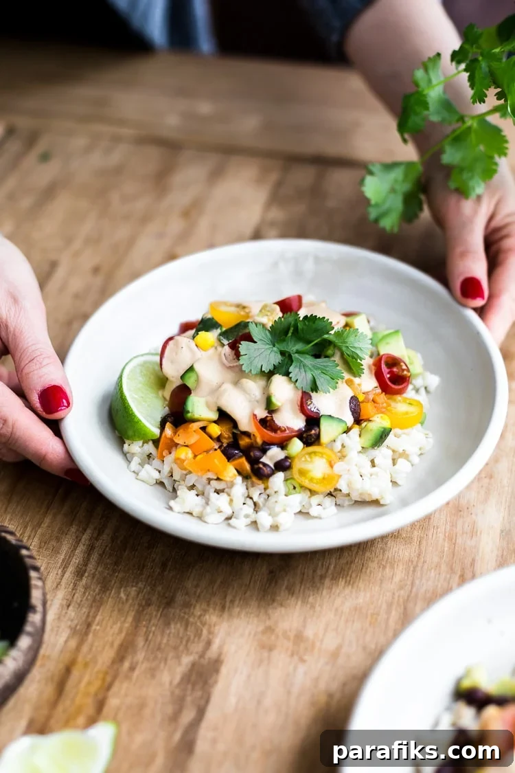 17 Summer Dinner Ideas: Quick, Light & Delicious Recipes 2 Vegan burrito bowl