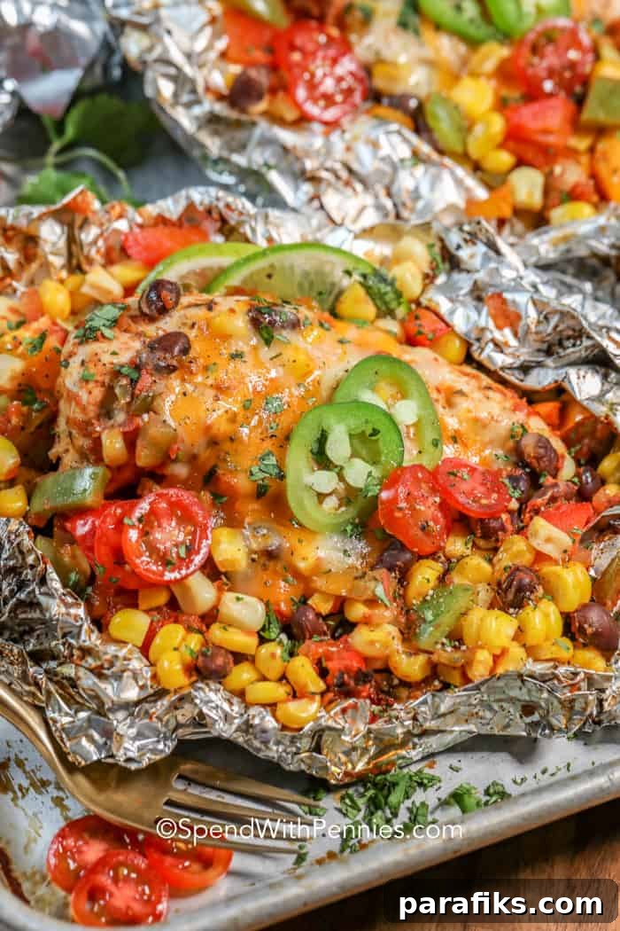 17 Summer Dinner Ideas: Quick, Light & Delicious Recipes 12 Santa Fe chicken foil packets