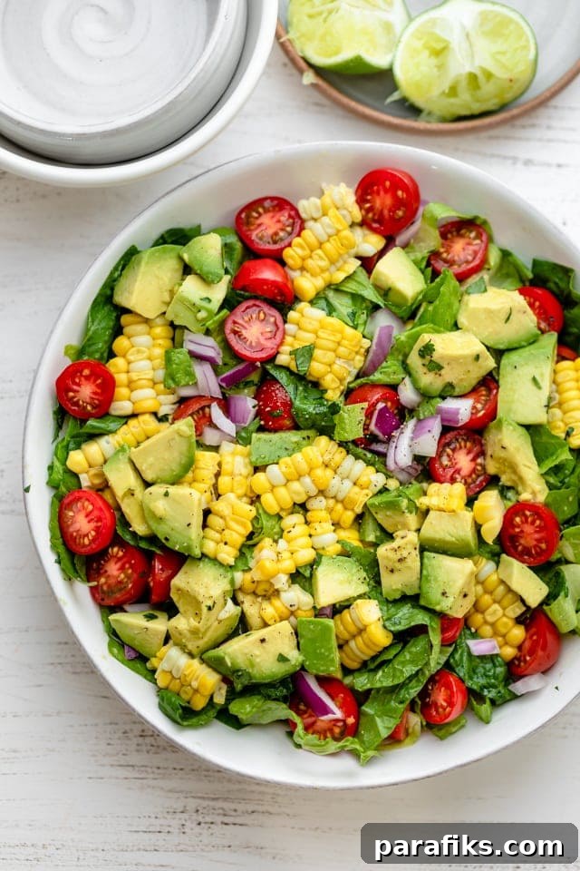 17 Summer Dinner Ideas: Quick, Light & Delicious Recipes 9 Corn, tomato and avocado salad