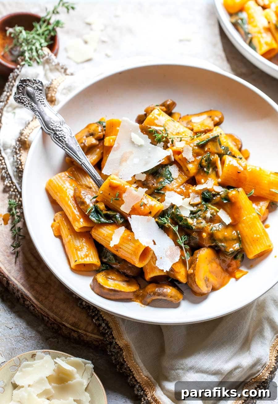 Pumpkin alla vodka pasta